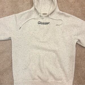 Glossier cookies and cream hoodie